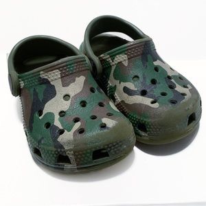 Camo Crocs Toddler Size 6